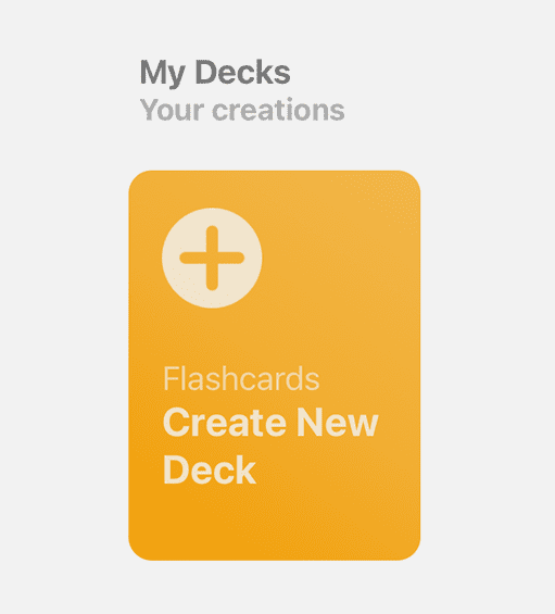 Create Flashcard Icon